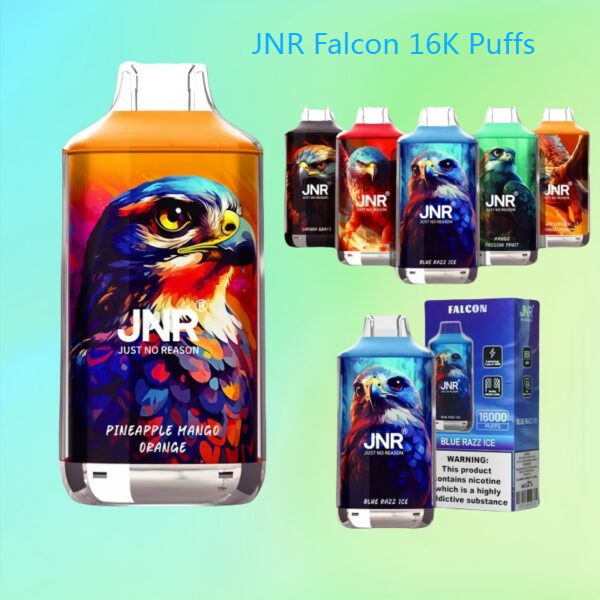 JNR Falcon 16K Puffs, Disposable Vape Euro vape store JNR Falcon 16K Puffs, Disposable Vape Euro vape store