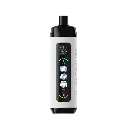 AL Fakher Crown Bar Ice Adjust 15000 15K Puffs, Disposable Vape (10 pcs)