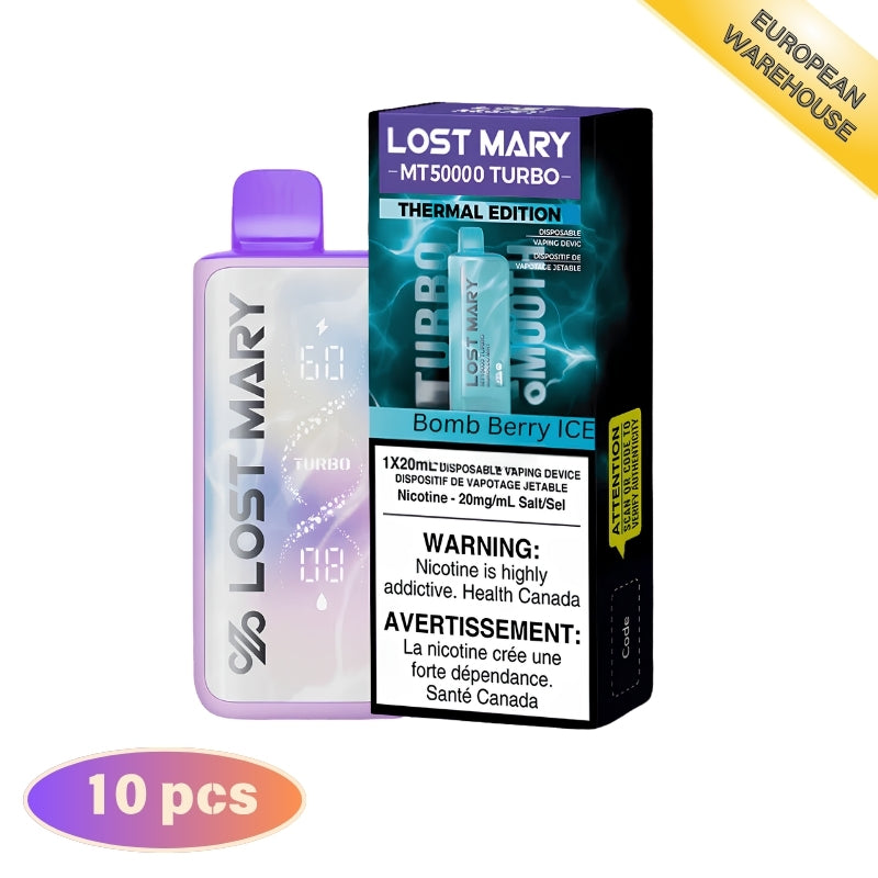 Lost Mary TURBO 50000 50K Puffs, 5% Disposable Vape (10 pcs)