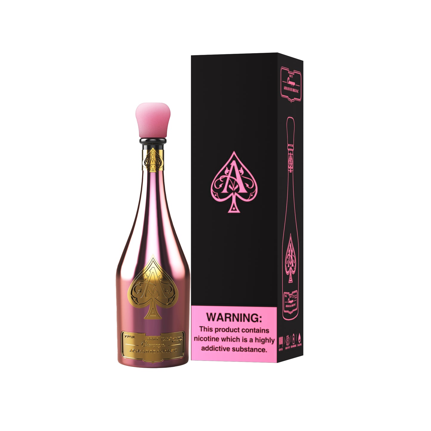 Champagne ARMAND DE BRIGNAC 50000 50K Puffs, ACE of Spades Disposable Vape 08