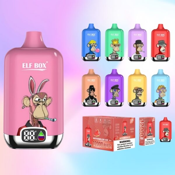 Elf Box Digital 12K Puffs, Disposable Vape