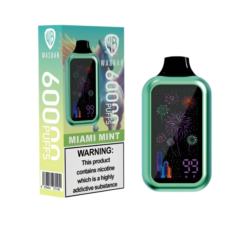 Wasbar 60000 60K Puffs, Disposable Vape