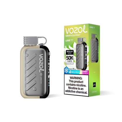 Vozol Gear Ice & Sweet 50000 50K Puffs, 5% Disposable Vape