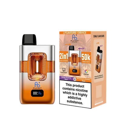 Fumot ECO 2in1 Dual Flavour 50000 50K Puffs, Disposable Vape（10 pcs）