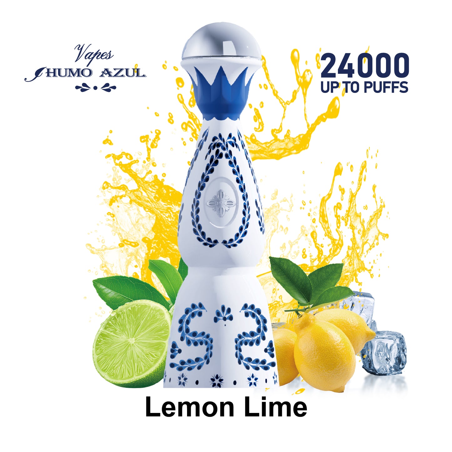 Humo Azul Tequila 24000 24K Puffs, 2% , Disposable Vape (10 pcs)