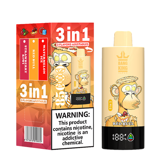 Bang King Triple 85K Puffs, 3in1 Flavors Disposable Vape