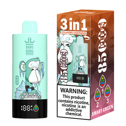 Bang King Triple 85K Puffs, 3in1 Flavors Disposable Vape