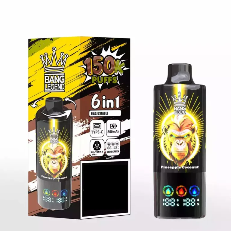 Bang Legend 6in1 150K Puffs, Disposable Vape