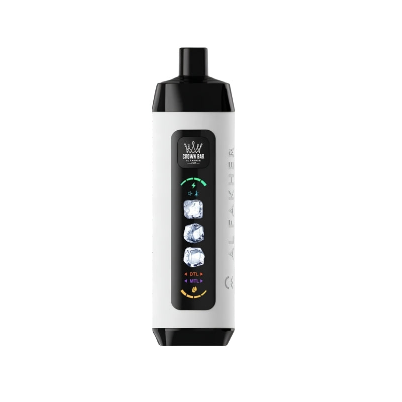 AL Fakher Crown Bar Ice Adjust 15000 15K Puffs,  Disposable Vape (10 pcs)