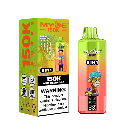 MYDE 8in1 150000 150K Puffs , Disposable Vape