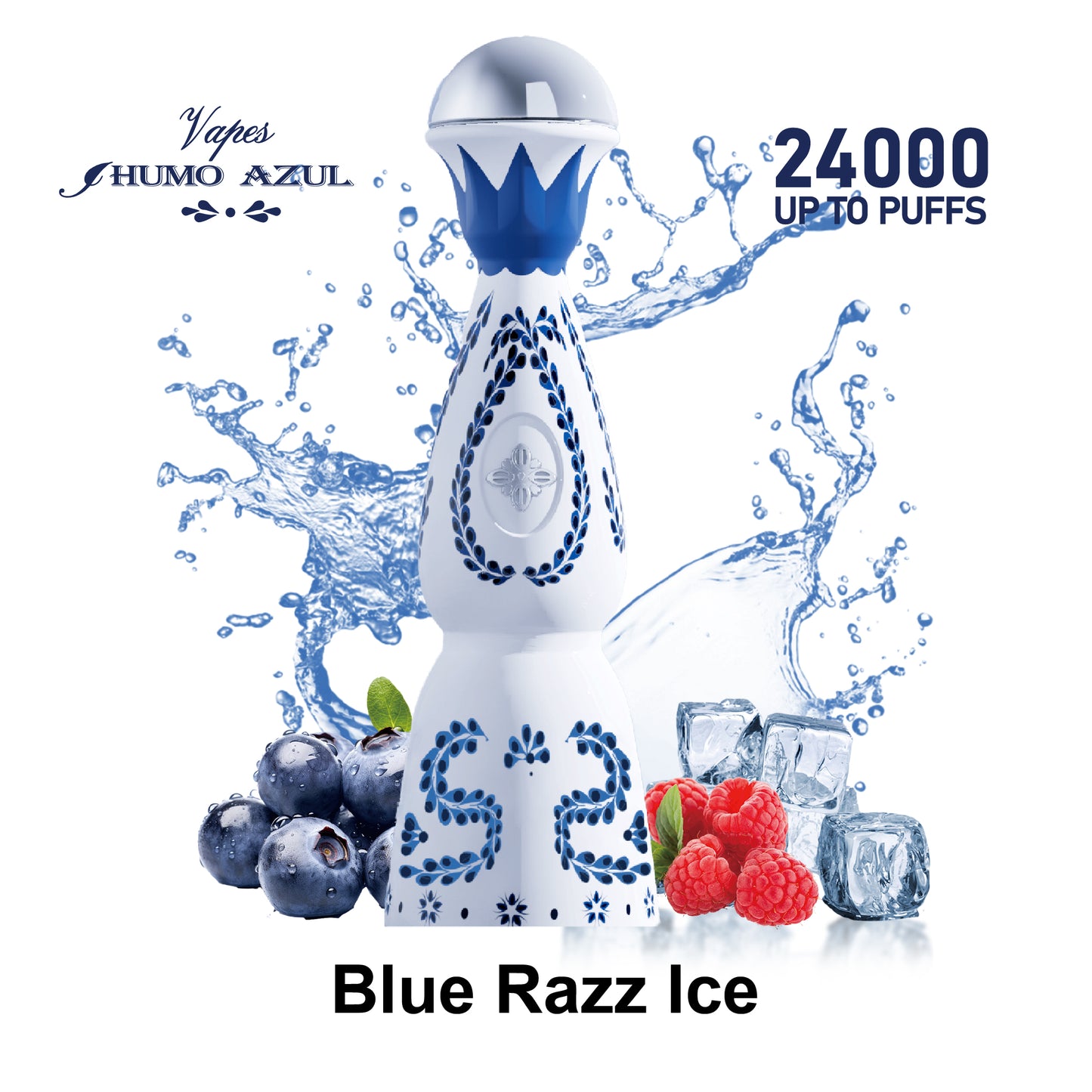 Humo Azul Tequila 24000 24K Puffs, 2% , Disposable Vape (10 pcs)