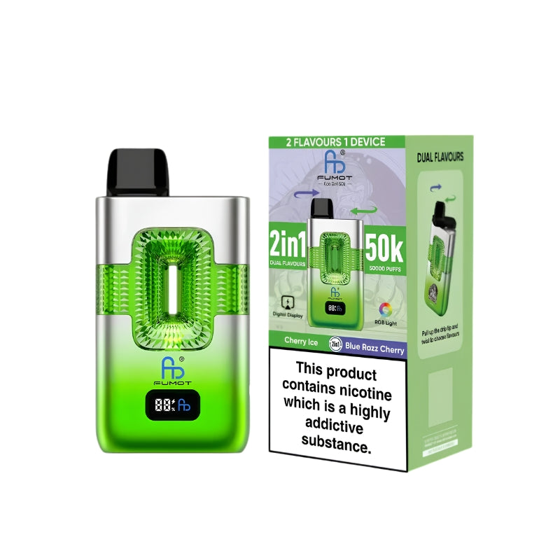 Fumot ECO 2in1 Dual Flavour 50000 50K Puffs, Disposable Vape（10 pcs）