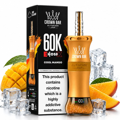 AL Fakher 60K Puffs E Hose X Hookah, Disposable Vape 05