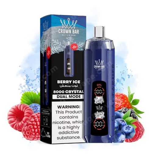 AL Fakher Crown Bar 8000  8K Puffs Crystal 04