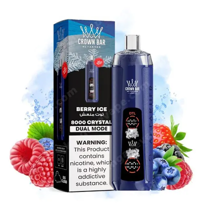 AL Fakher Crown Bar 8000  8K Puffs Crystal 04