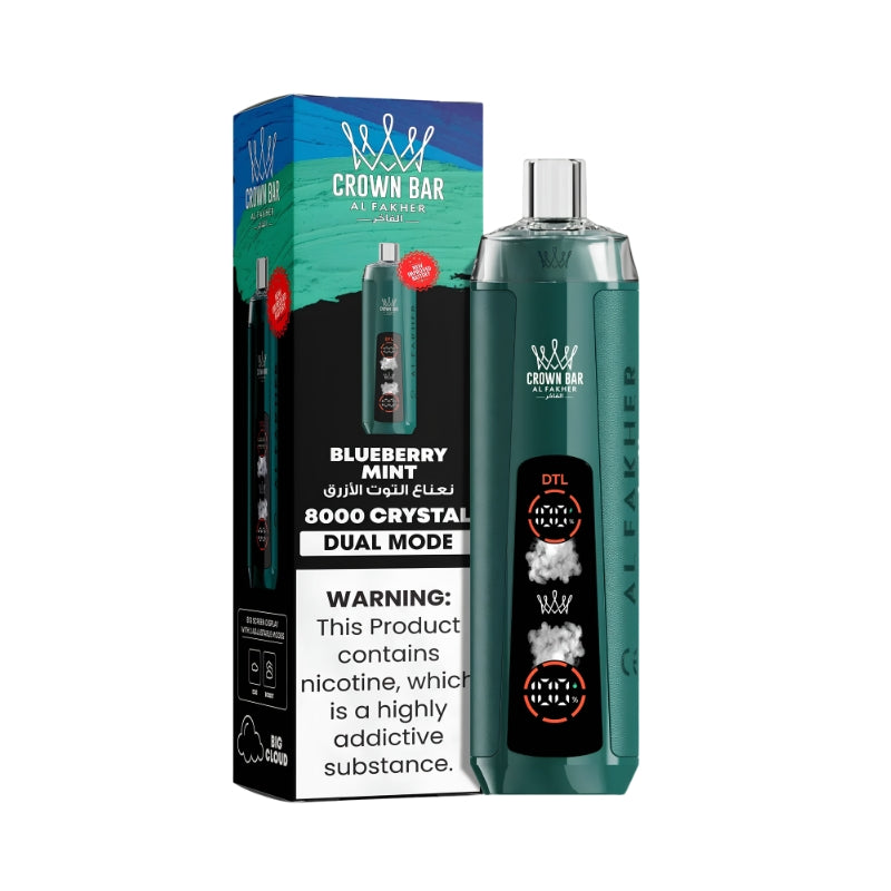 AL Fakher Crown Bar 8000 8K Puffs Crystal, Disposable Vape