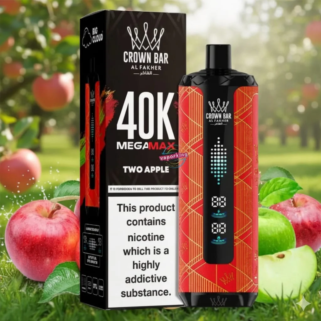 AL Fakher Mega Max 40K Puffs Crown Bar Shisha
