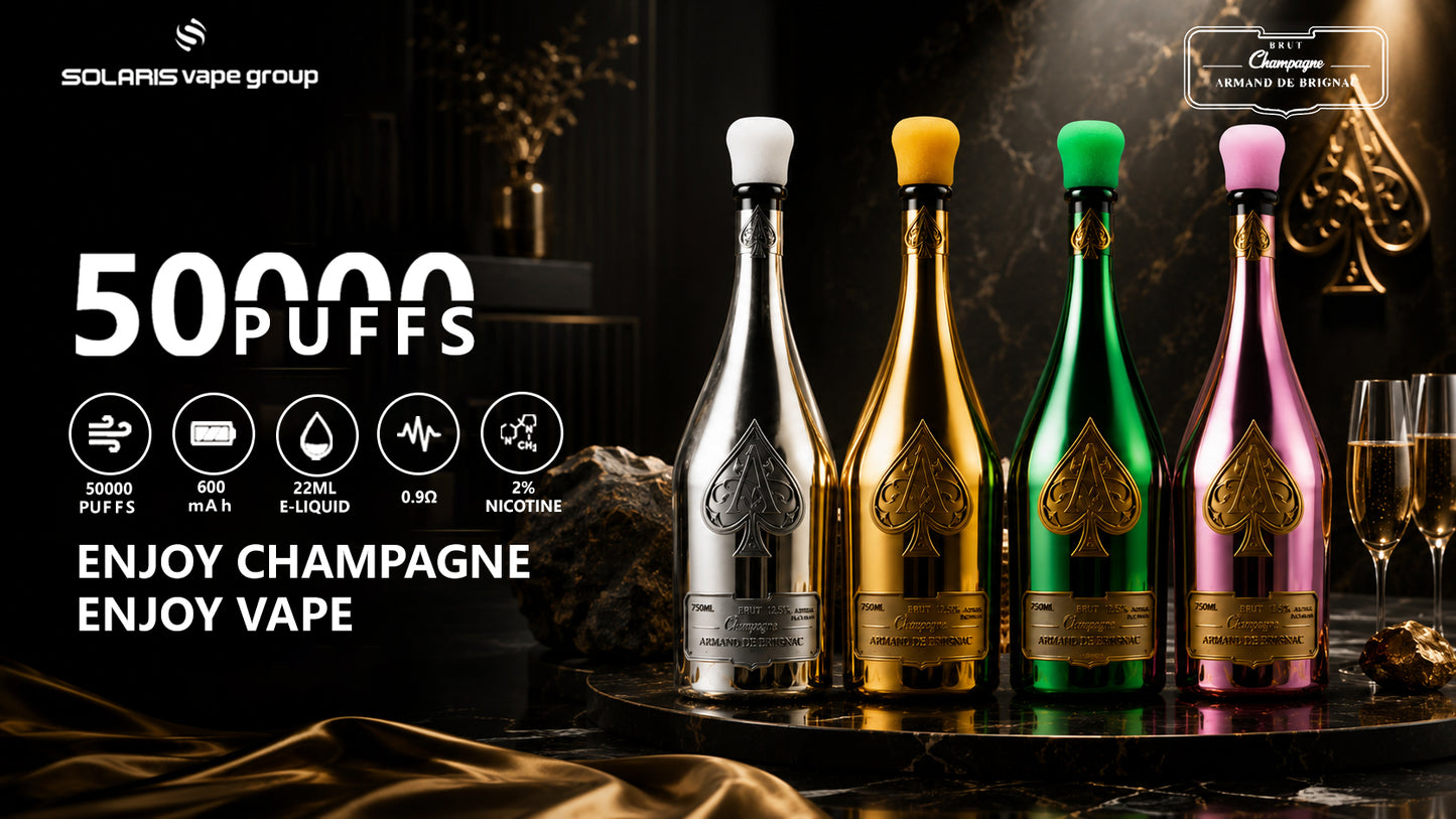 ARMAND DE BRIGNAC 50K Puffs Champagne vape green