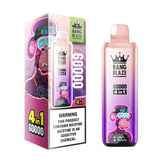 Bang Blaze 4in1 60000 60K Puffs, Disposable Vape