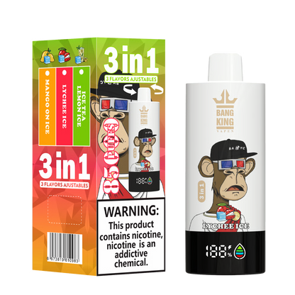 Bang King Triple 3in1 85000 85K Puffs, Disposable Vape 08