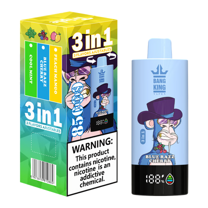 Bang King Triple 3in1 85000 85K Puffs, Disposable Vape 11