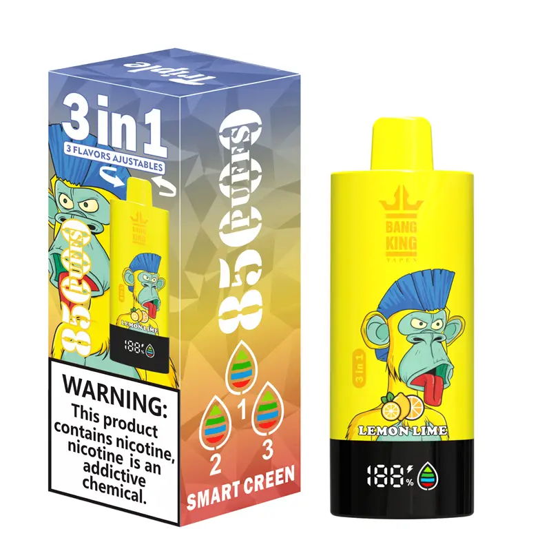 Bang King Triple 3in1 85000 85K Puffs, Disposable Vape 112