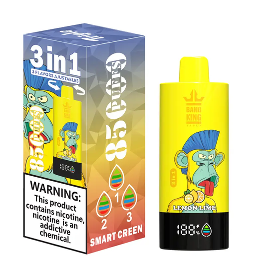 Bang King Triple 3in1 85000 85K Puffs, Disposable Vape 112