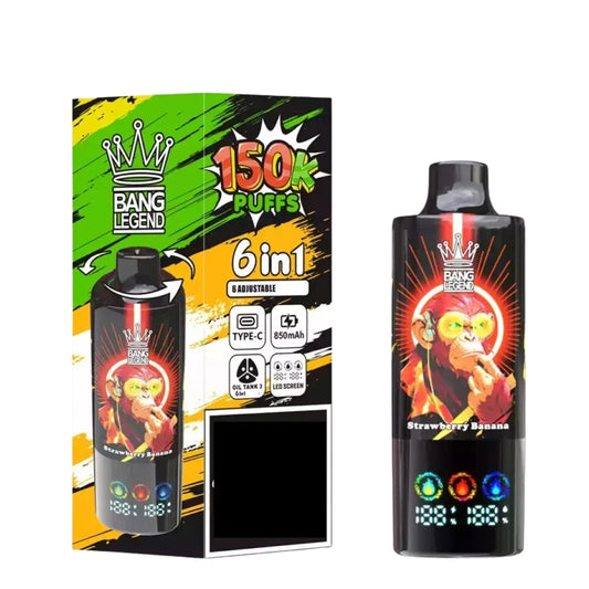 Bang Legend 6in1 150K Puffs, Disposable Vape