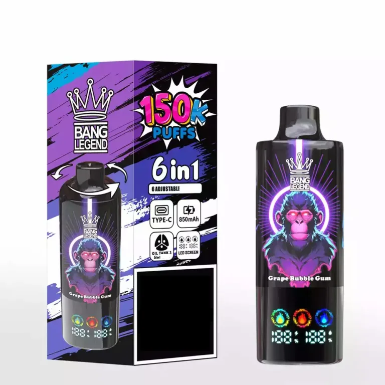 Bang Legend 6in1 150K Puffs, Disposable Vape 36