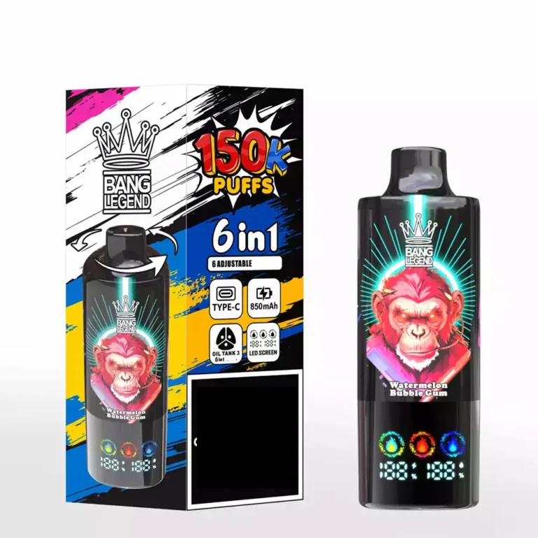 Bang Legend 6in1 150K Puffs, Disposable Vape 255
