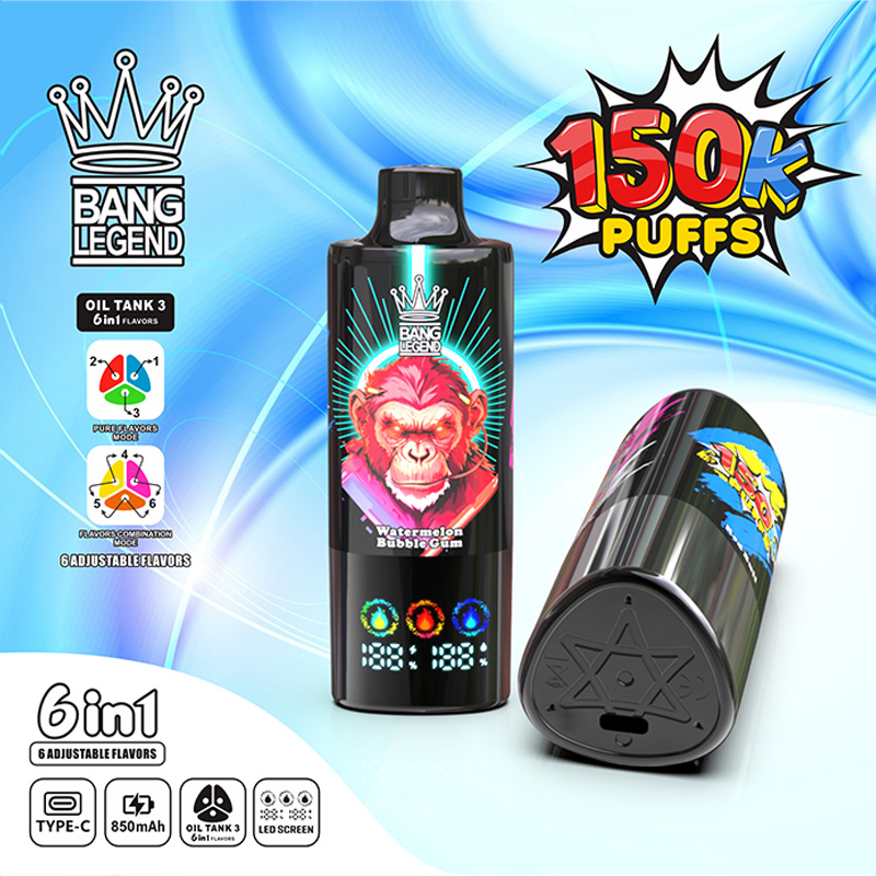 Bang Legend 6in1 150K Puffs, Disposable Vape 087