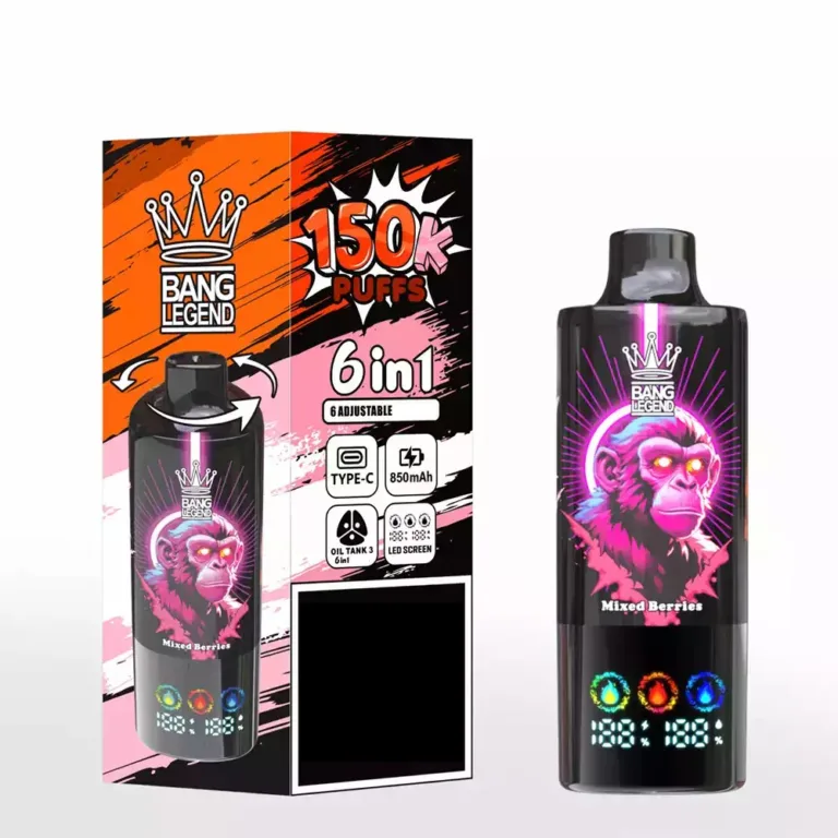 Bang Legend 6in1 150K Puffs, Disposable Vape 52