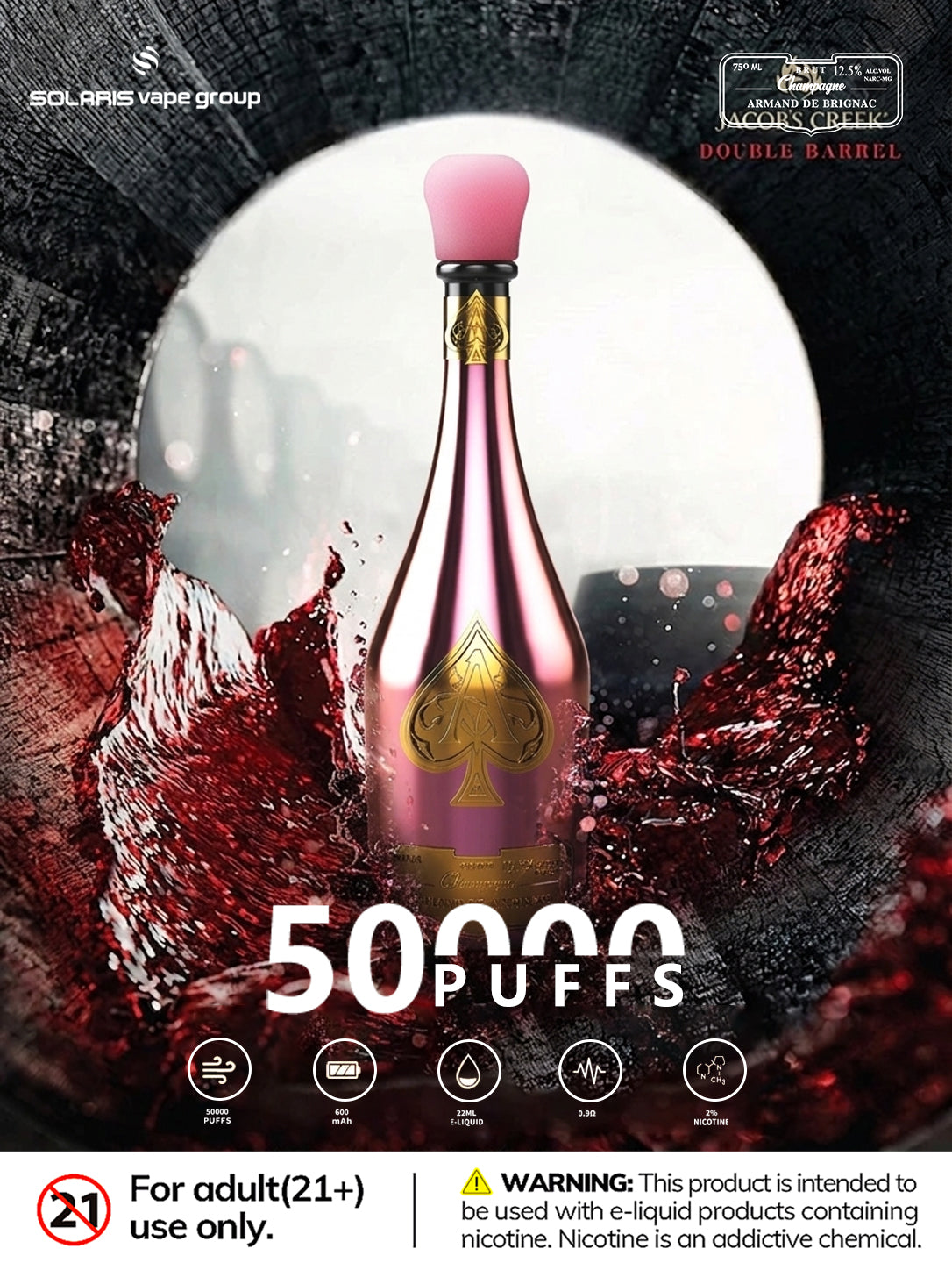 Champagne_ARMAND_DE_BRIGNAC_50000_Puffs VAPE