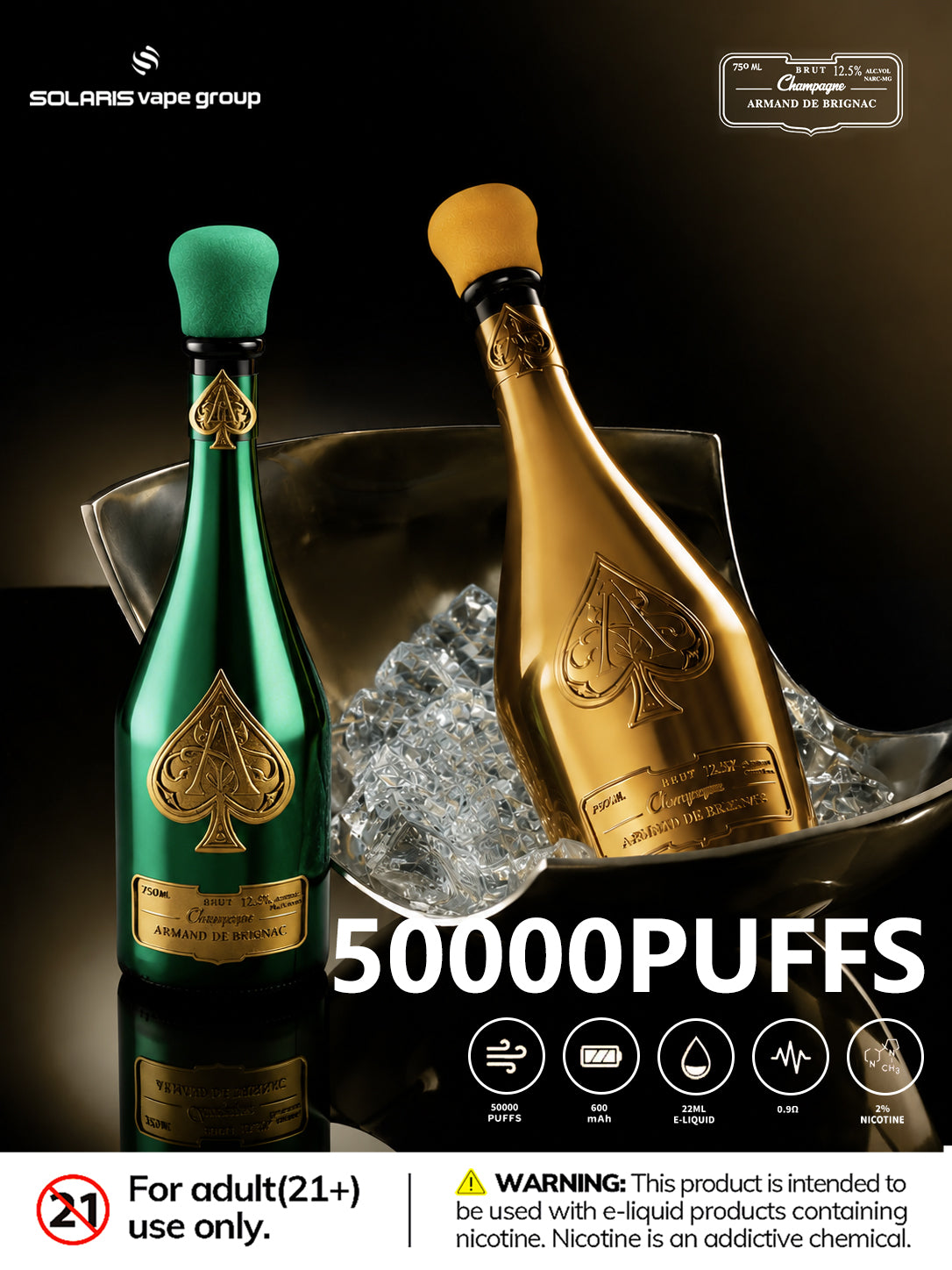  Champagne Vape 50K Puffs 
