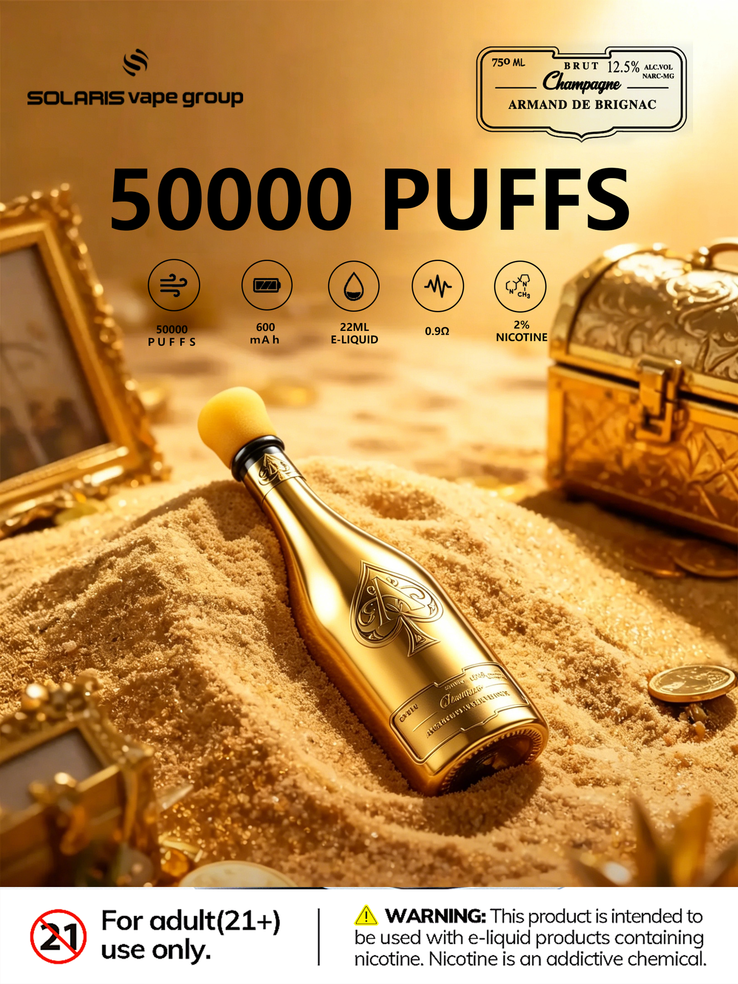  Champagne Vape 50K Puffs 