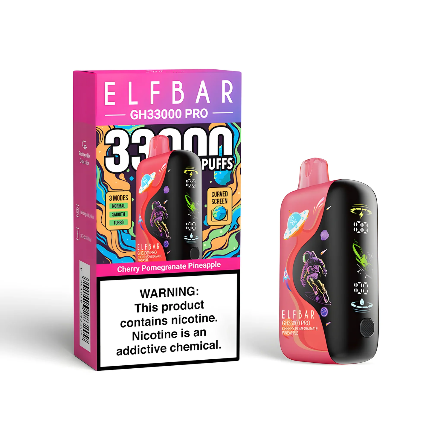 Elf Bar GH33000 Pro Puffs, 5% , Disposable Vape 044