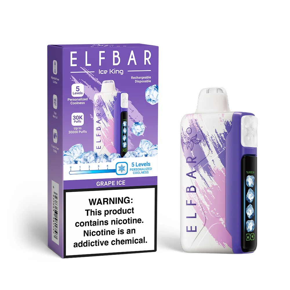 Elf Bar Ice King 30000 30K Puffs, Disposable Vape