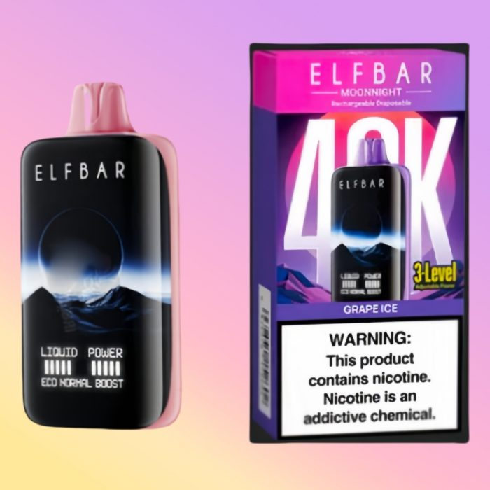 Elf Bar Moon Night 40000 40K Puffs, Disposable Vape 02