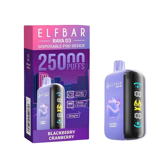 Elf Bar Raya D3 25000 Puffs, Disposable Vape 02