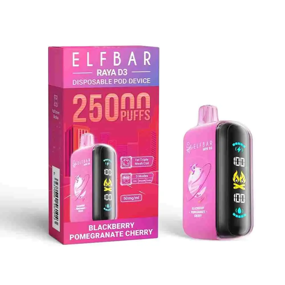 Elf Bar Raya D3 25K Puffs, 5%, Disposable Vape