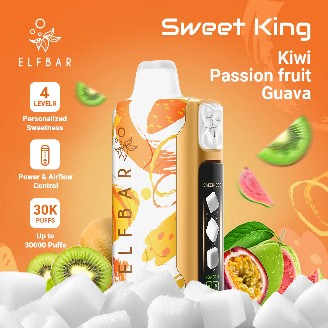 Elf Bar Sweet King 30000 30K Puffs, Disposable Vape 01