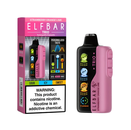 Elf Bar TRIO 40000 40K Puffs, Disposable Vape 01