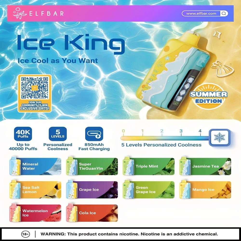 Elfbar Ice King Summer Edition 40000 Puff