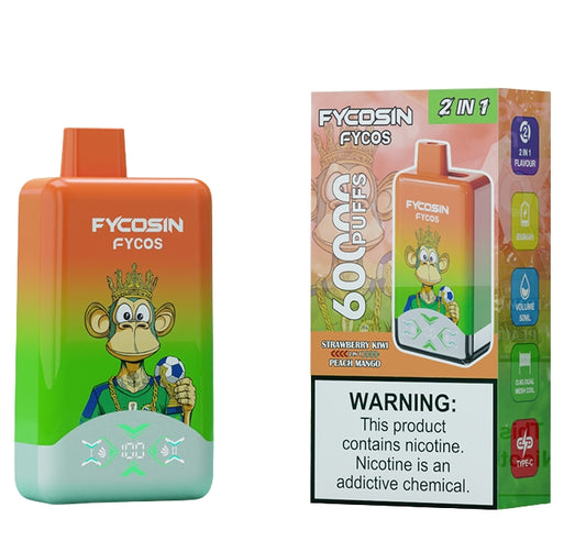 FYCOS Dual Flavour 60K Puffs, Disposable Vape
