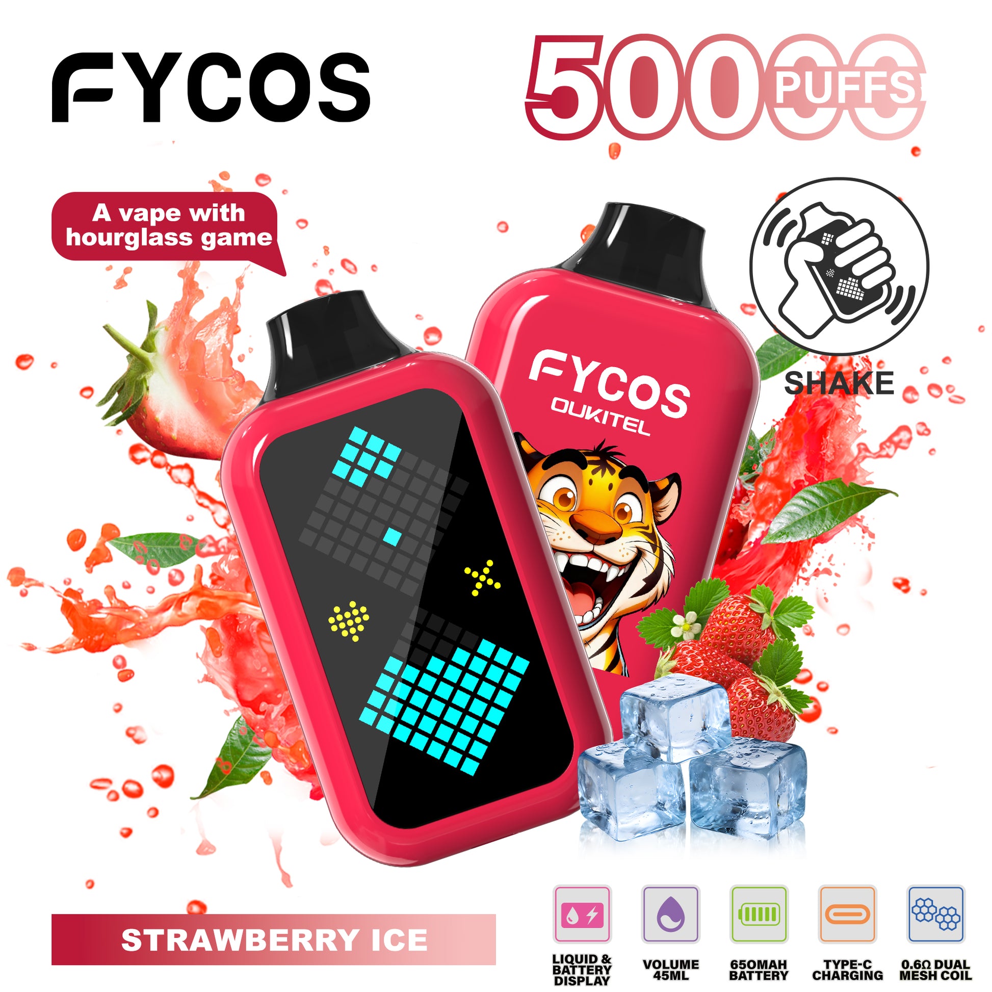 FYCOS Player 50K Puffs, Disposable Vape  04