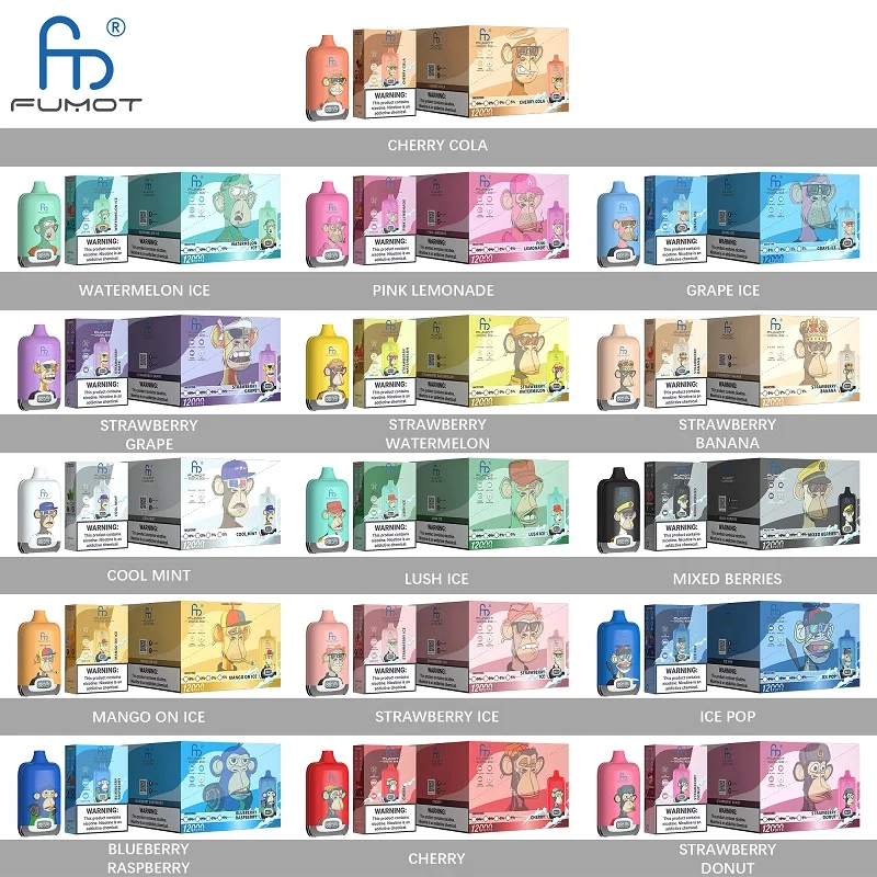 Fumot Digital Box 12000 12K Puffs, Disposable Vape 03