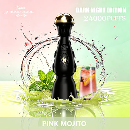 Humo Azul 24000 Dark Night Edition 24000 24K Puffs, 2% Disposable Vape (10 pcs)