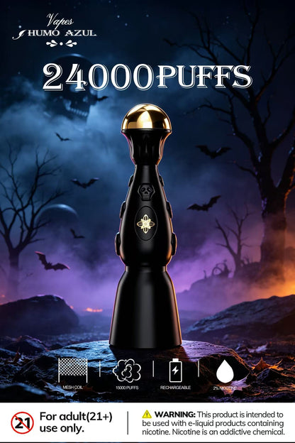 Humo Azul Dark Night Edition 24000 24K Puffs