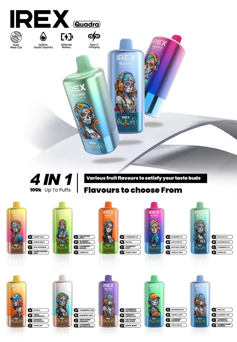 4 in 1 vape disposable IREX QUADRA 4in1 100K Puffs, (10 pcs) – Euro vape store Colour:Spray Black Vaporesso Xros 4 Review T Scat Pack Sedan 4-Door