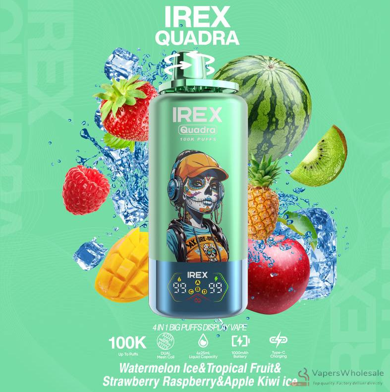 IREX QUADRA 4in1 10000 Puffs, Disposable Vape